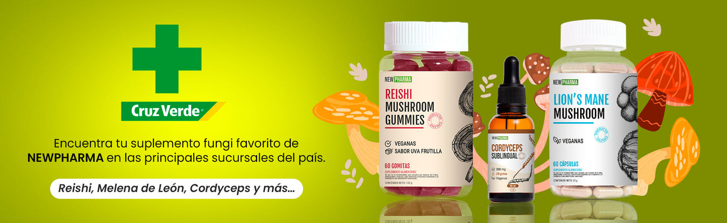 NewPharma ahora en Cruz Verde: un hito para los hongos funcionales en Chile