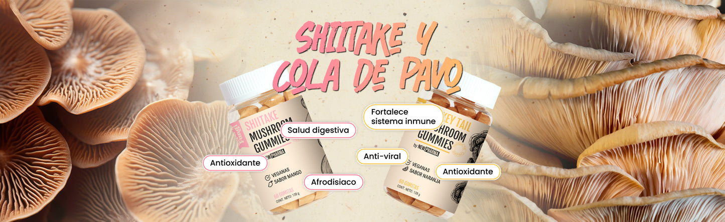 Explorando los Beneficios Ocultos de Cola de Pavo y Shiitake