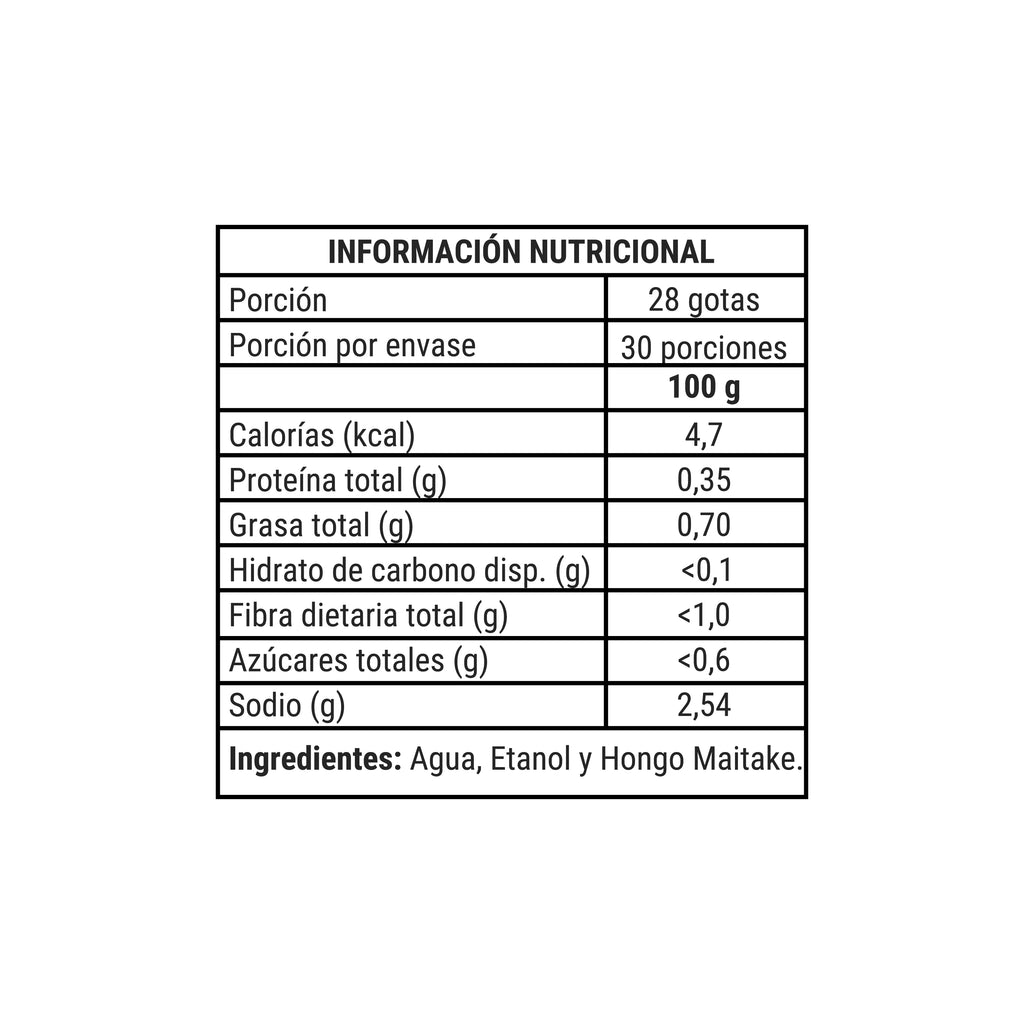 Maitake Sublingual 30 ml Concentración 3:1 - NewPharma