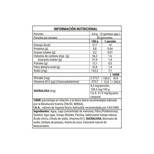Shiitake 60 gomitas - NewPharma
